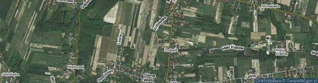 Zdjęcie satelitarne Królewska ul.